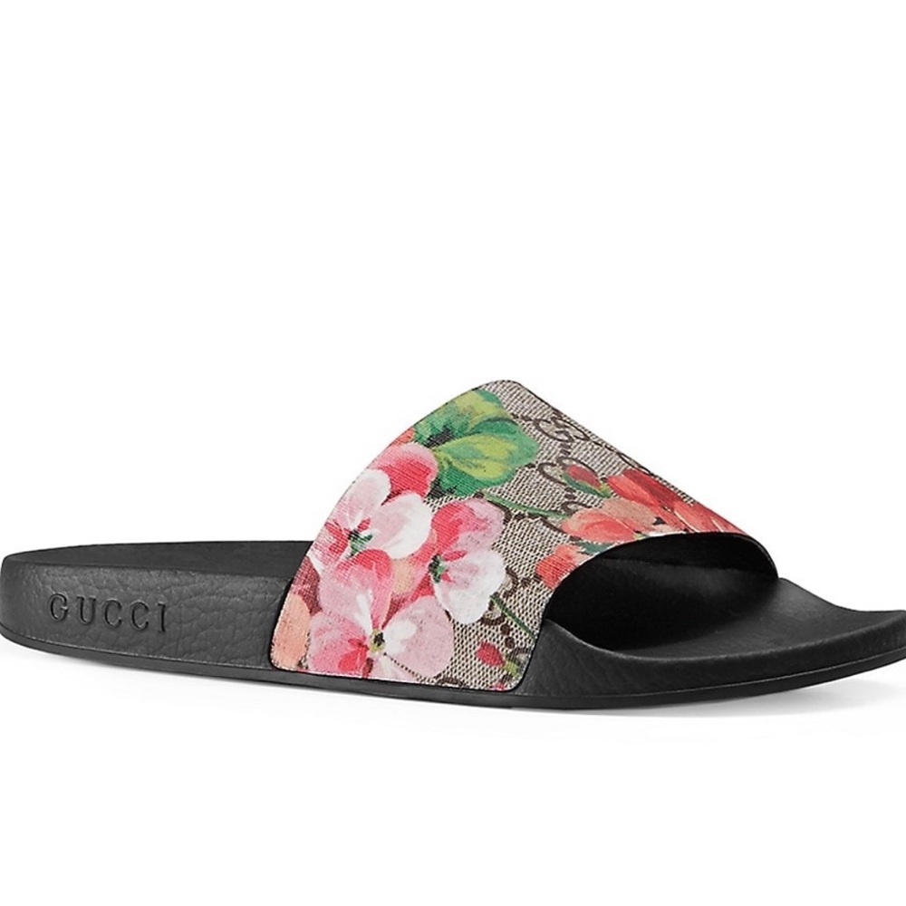 GG Blooms Supreme Slide Sandals